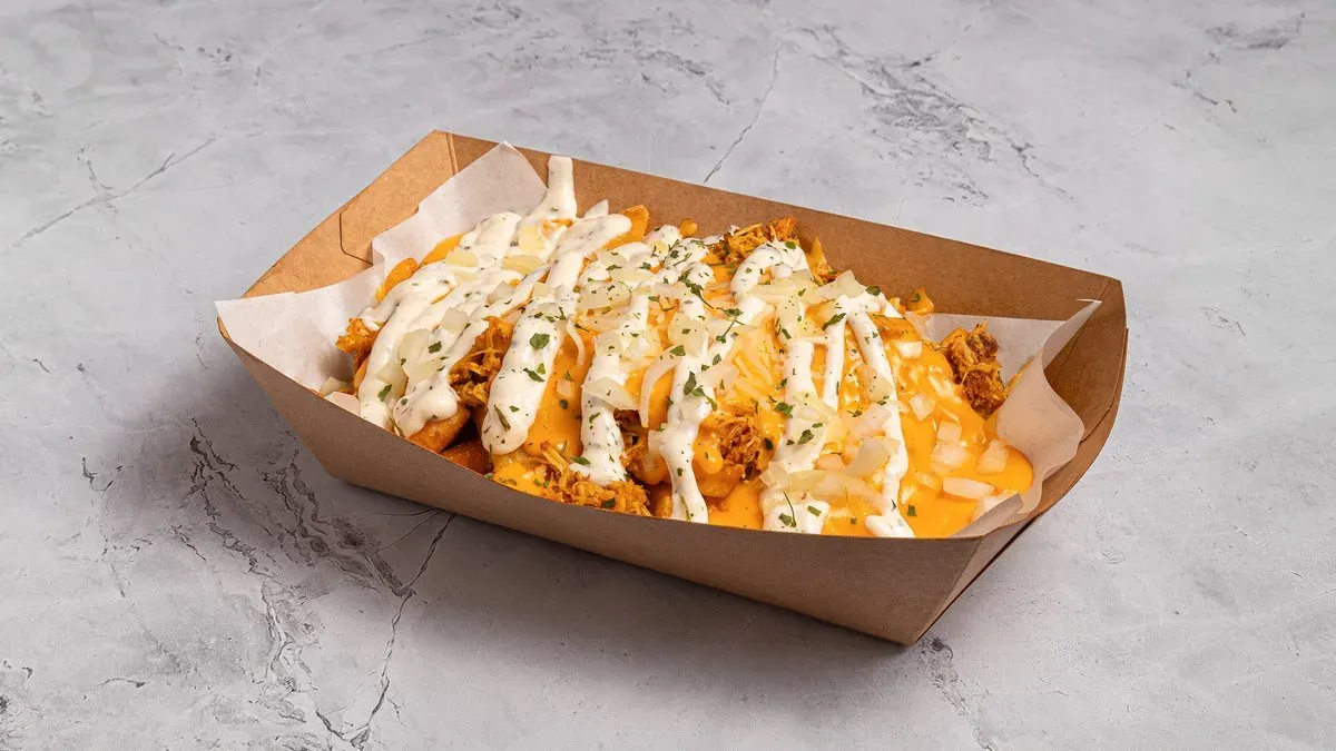 Pulled chicken fries