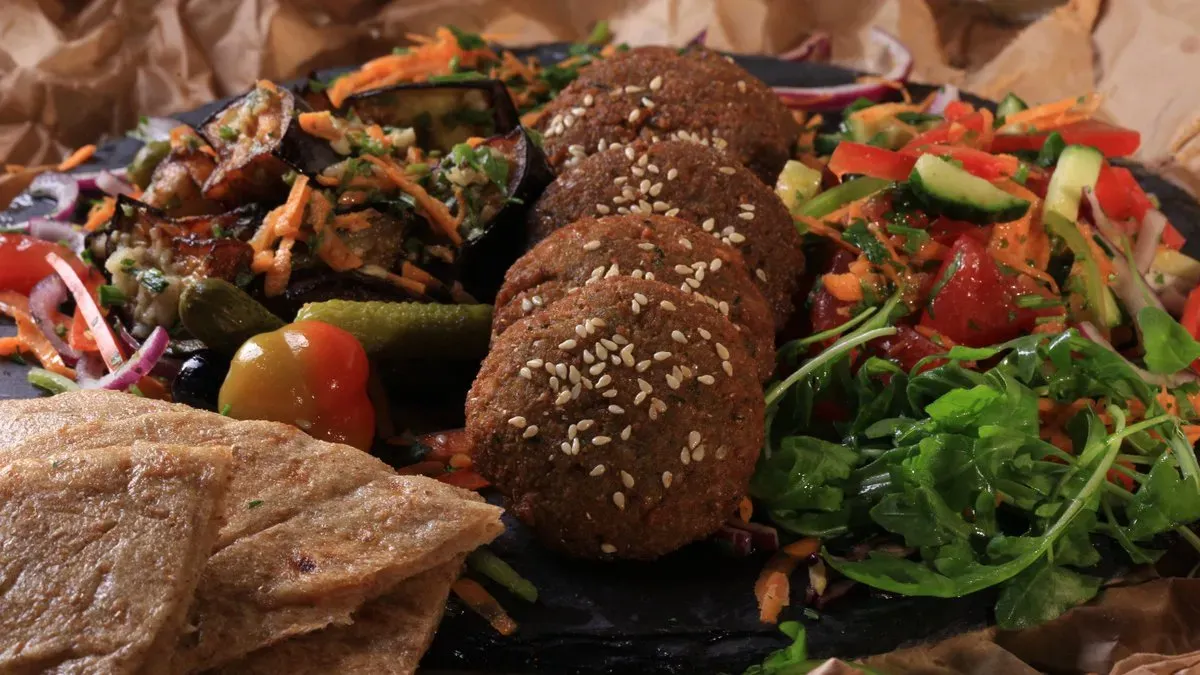 Falafel és Padlizsán (Falafel and eggplant