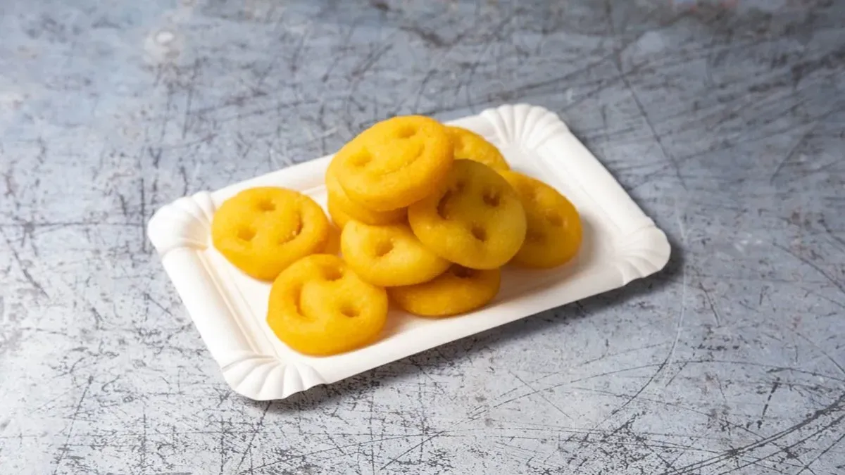 Mosolygós krumpli falatok / Smiley hash browns (8db/pcs)