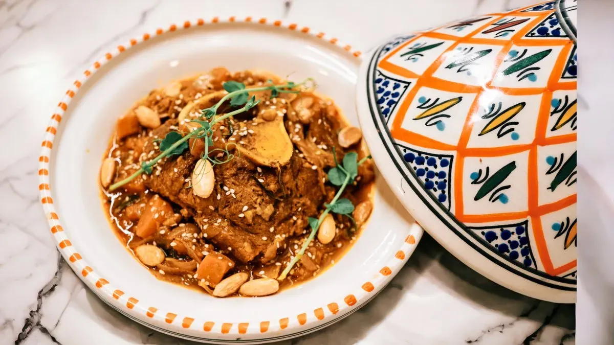 21. Tagine Veal Tagine with Dry Prunes