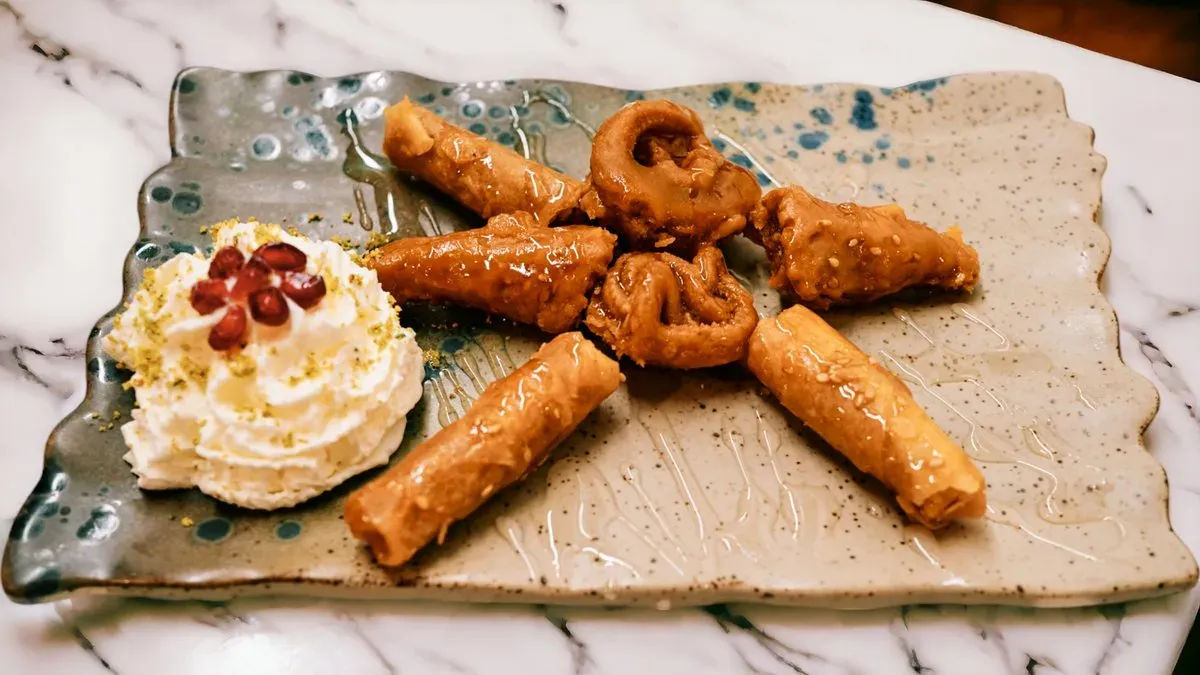 36. Dessert Moroccan sweet selection