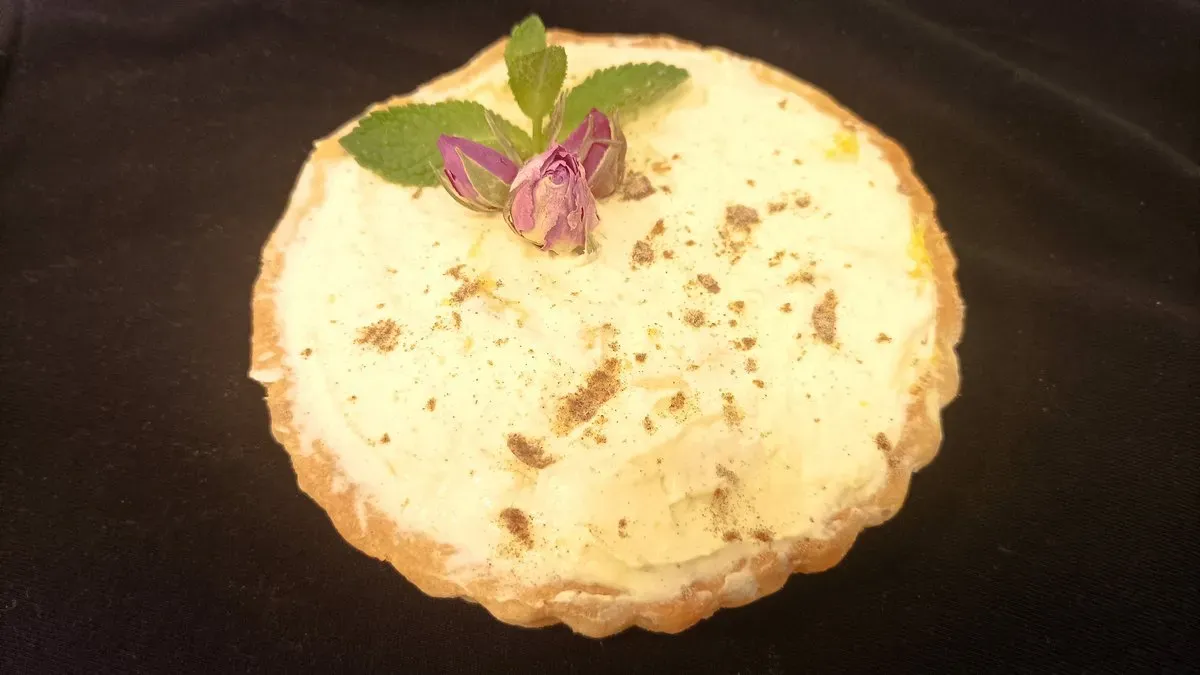Indiai mangós lassi pite