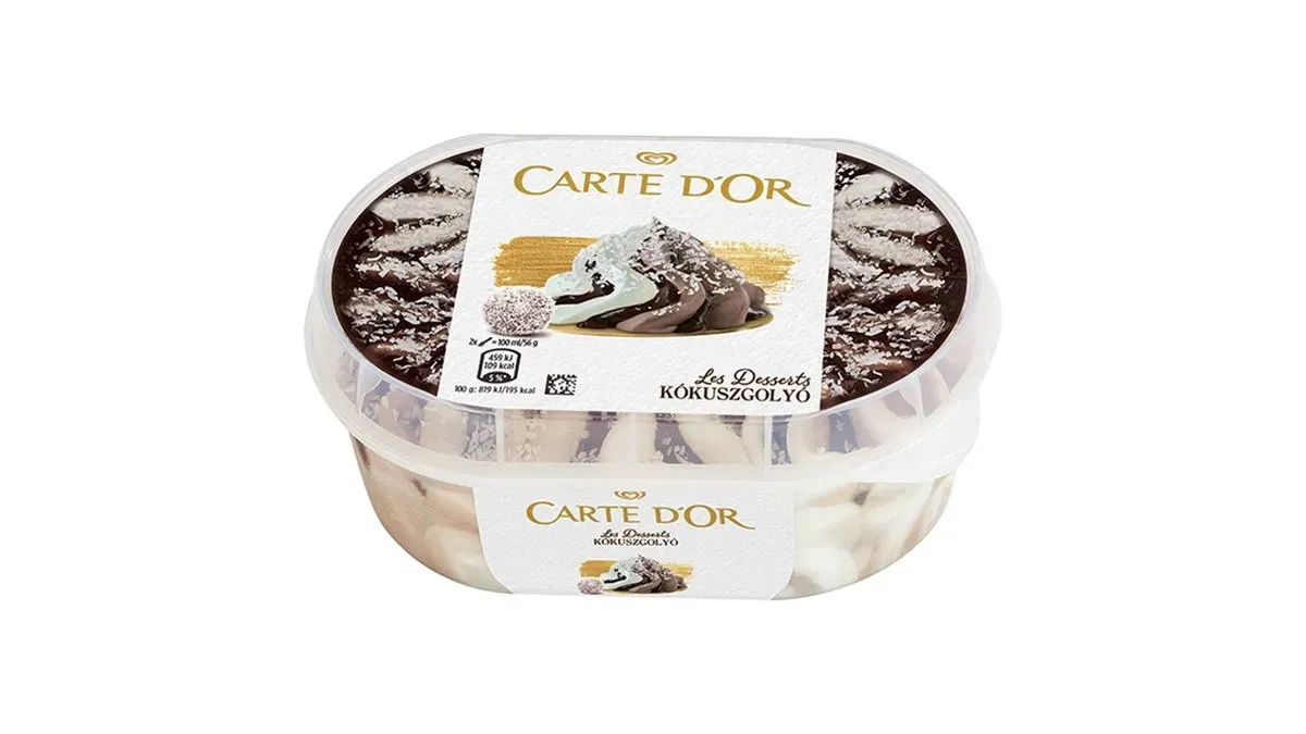 CARTE D'OR Jégkrém Kókuszgolyó 900 ml