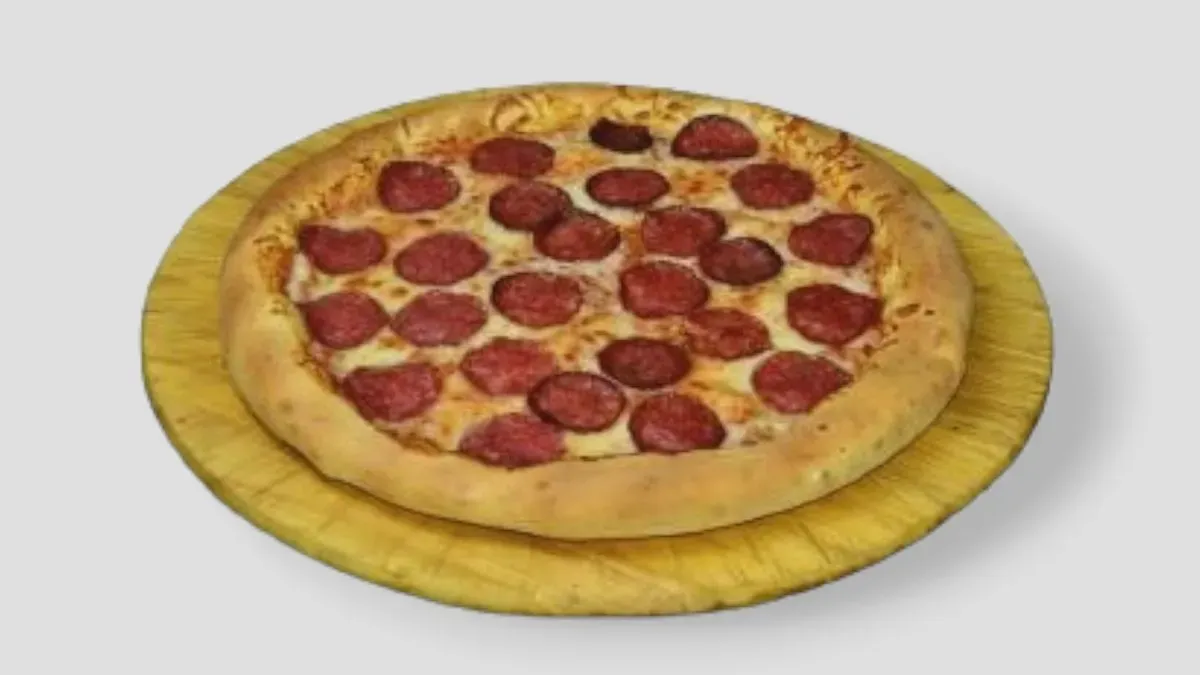 Szalámis normál pizza 24 cm