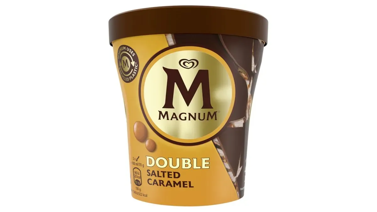 Magnum Poharas Double Salted Caramel Ice Cream 440ml