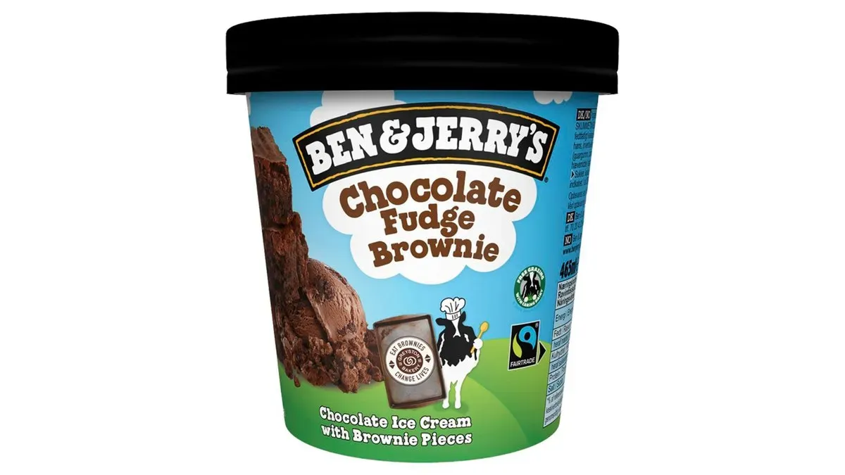 Ben & Jerry's poharas jégkrém Chocolate Fudge Brownie 465 ml