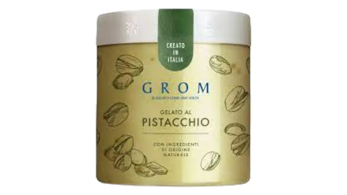 GROM Pistacchio Ice Cream with caramelized pistachio piecies 460ml