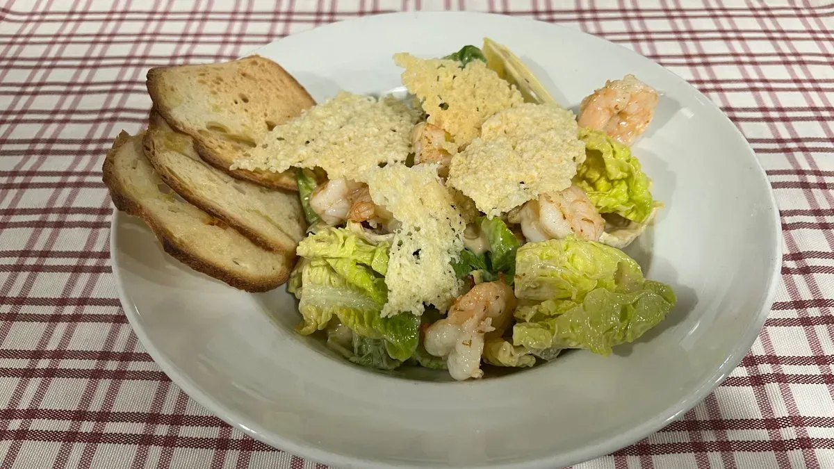 Insalata alla Cesare Rákkal
