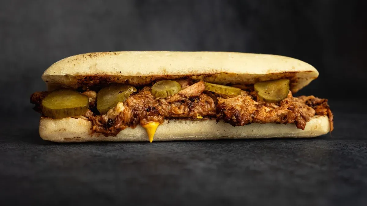 Pulled pork szendvics