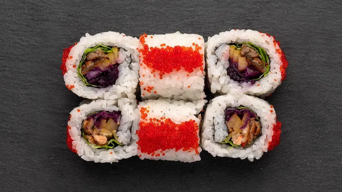 Tempura lazac Alaszka maki