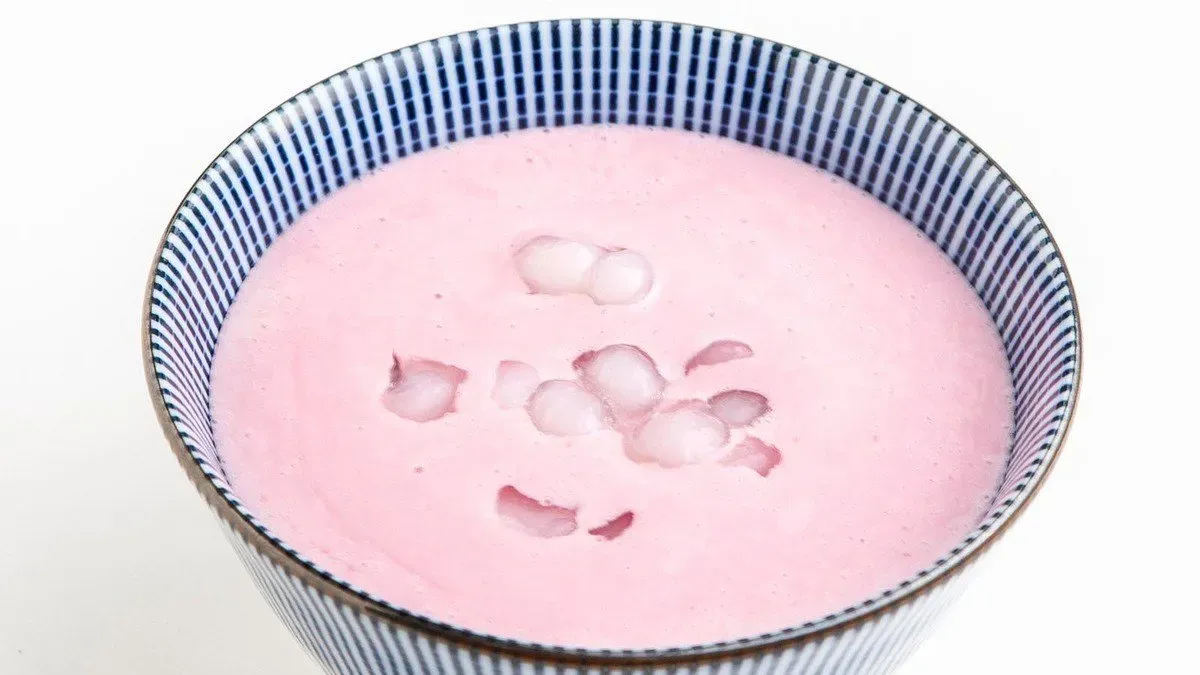 Kókuszos Málnaleves