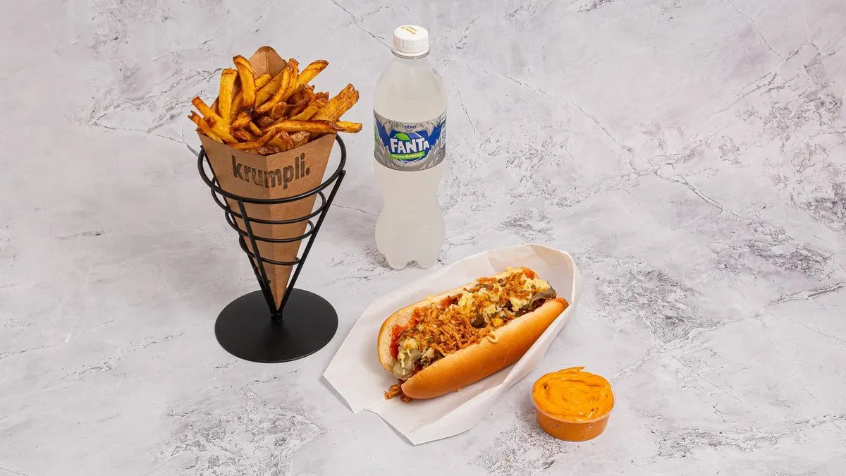 Hot dog+Normál Krumpli+Üdítő