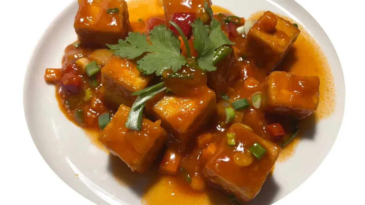 Tofu édes chili szósszal