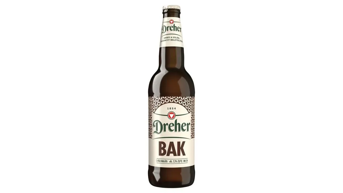 Dreher Bak minőségi barna sör 7,3% 0,5 l