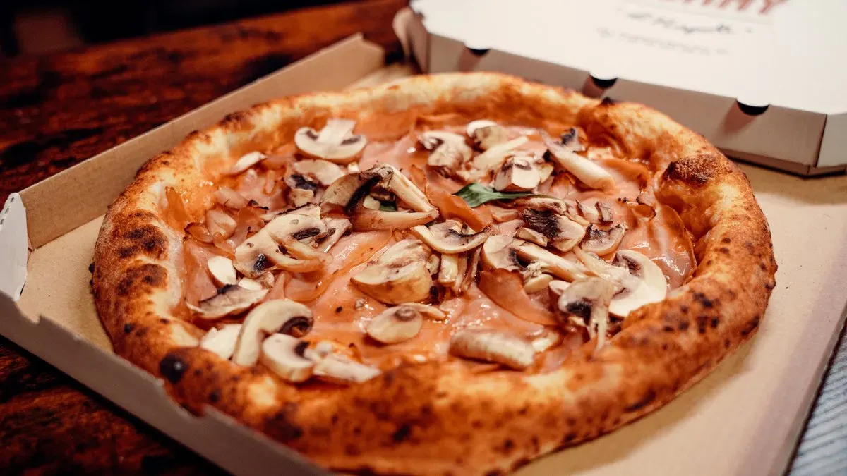 Cotto e fungi
