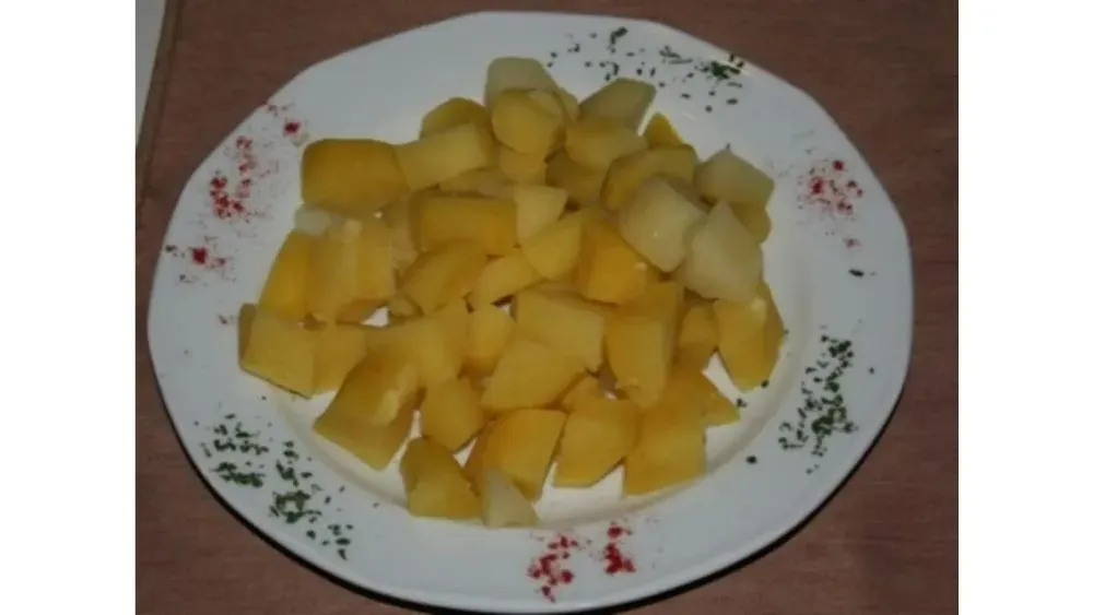 Főtt burgonya