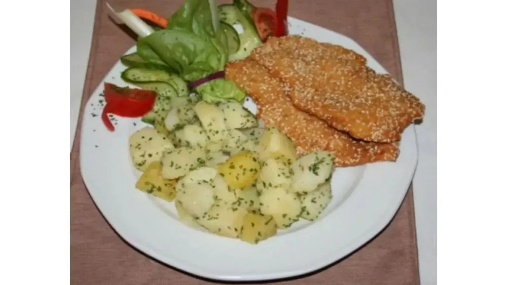 Szezámmagos csirkemell