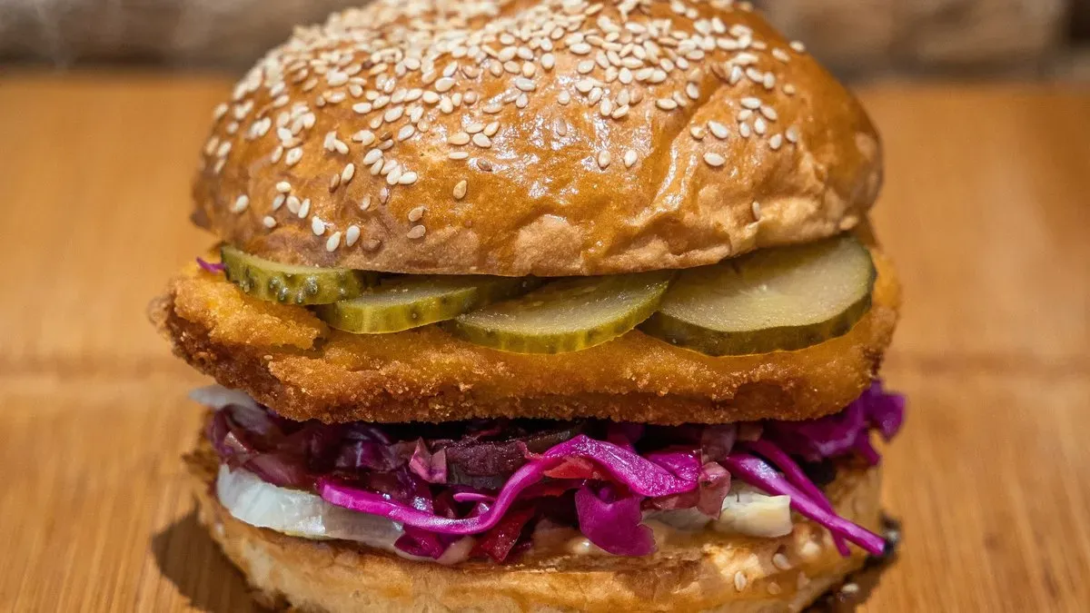 Chicken run burger