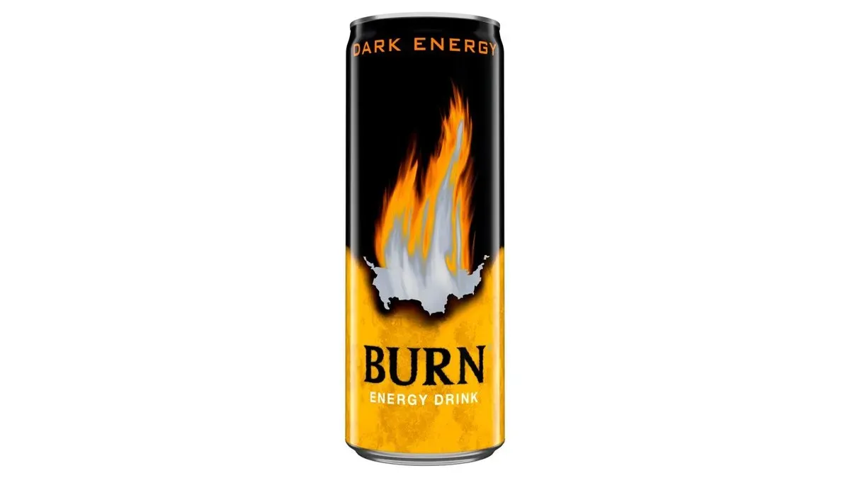 Burn Dark Energy szénsavas ital koffeinnel, inozitollal, B vitaminokkal 250 ml