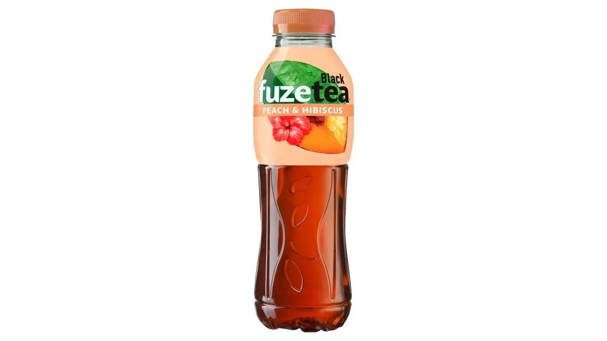 FUZETEA szénsavmentes őszibarack- és hibiszkuszízű üdítőital