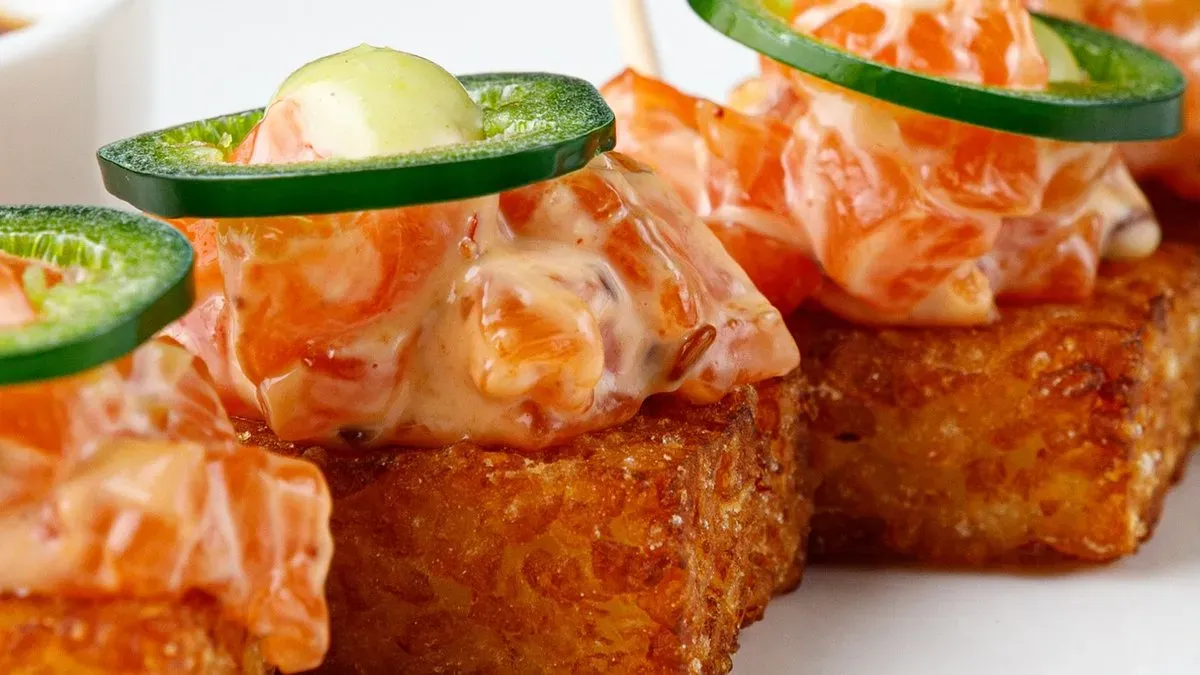 Lazac crispy rice