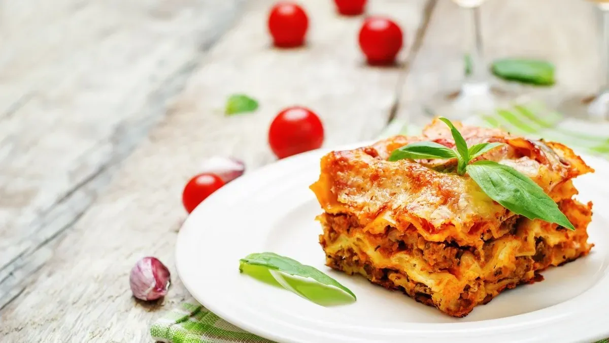 Csőben sült lasagna