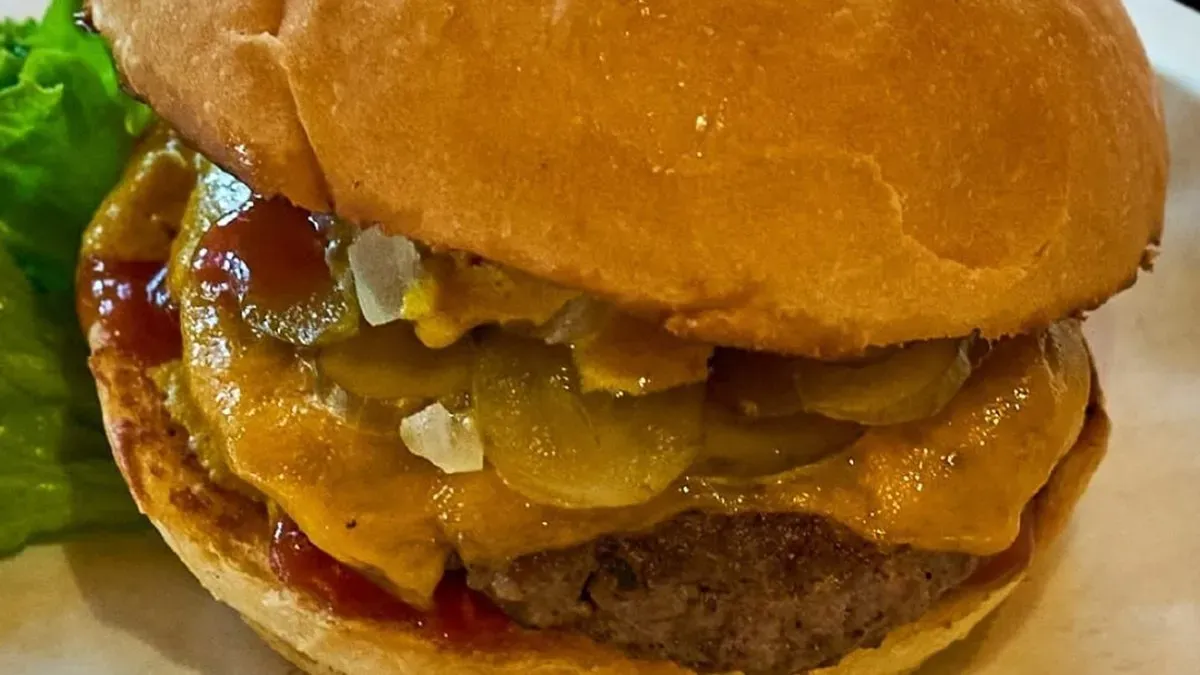 Classic burger menü