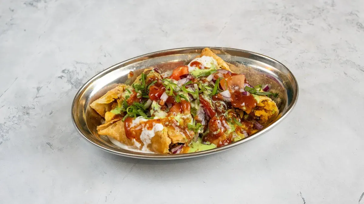 12. Samosa Chaat