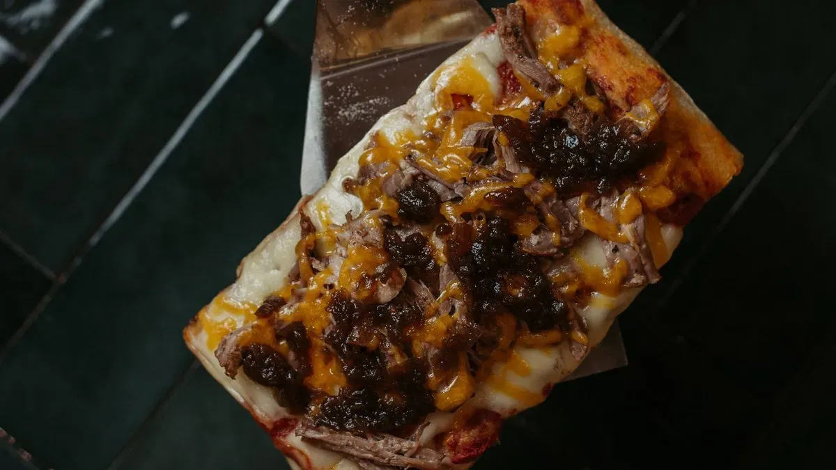 Pulled Pork Special pizzaszelet
