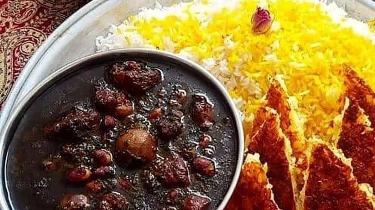 Ghorme sabzi + rizs
