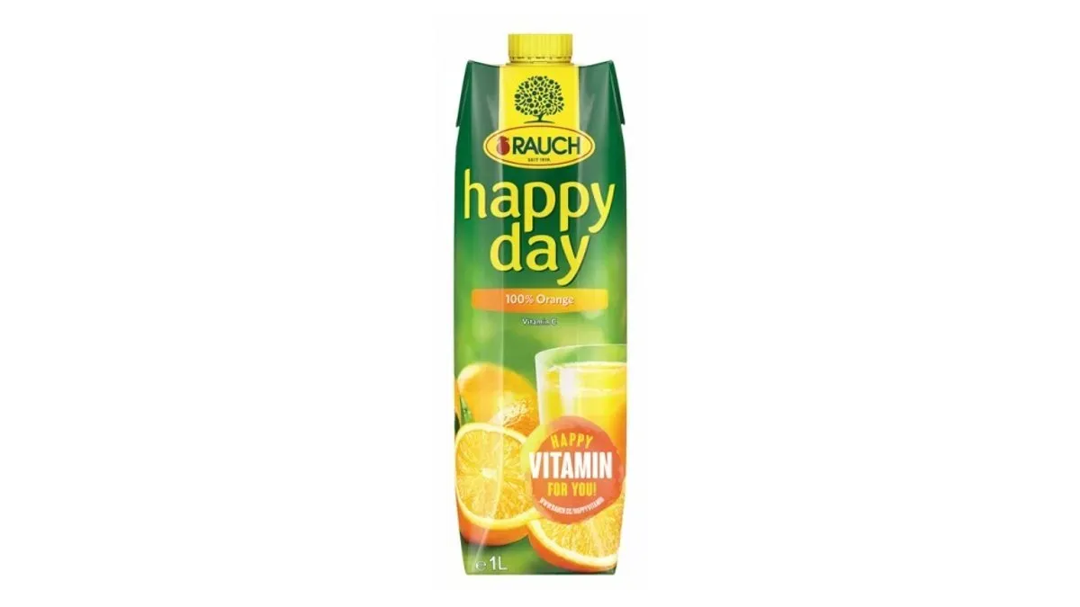 Happy Day narancs 100% 1l