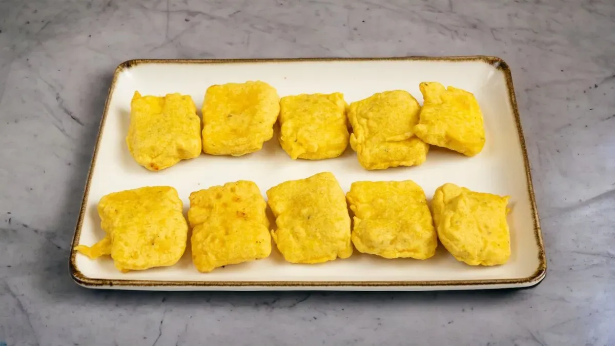 13. Paneer pakora (Csicseriborsó lisztben sült sajtfalatkák)