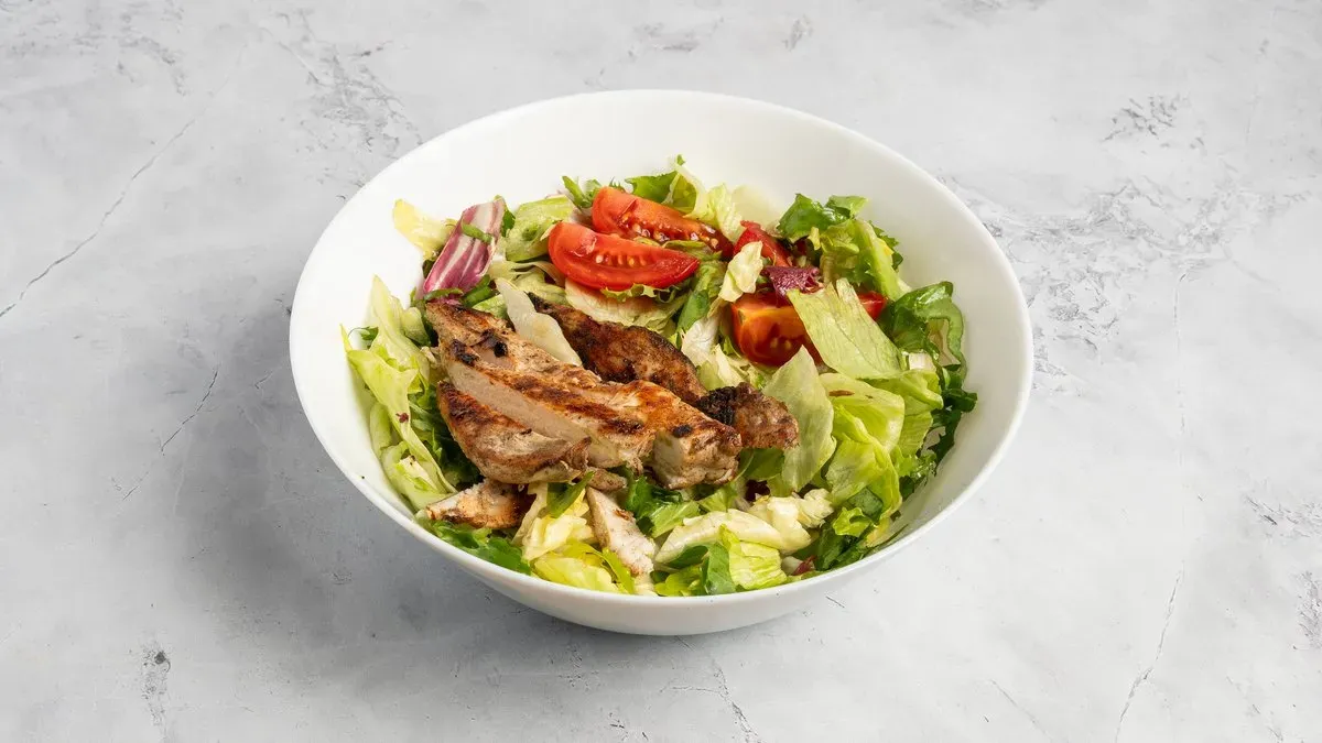 Lemon Herb Mediterranean chicken salad