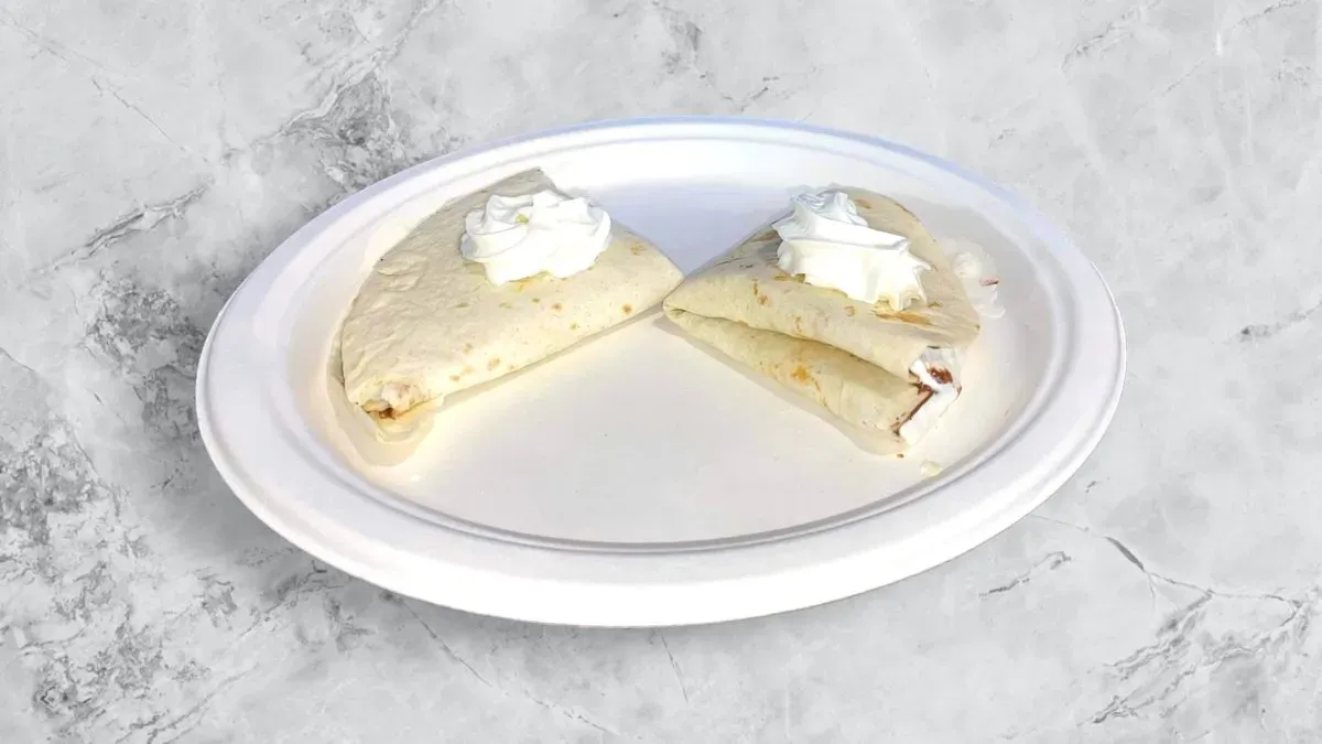 Nutella tortilla