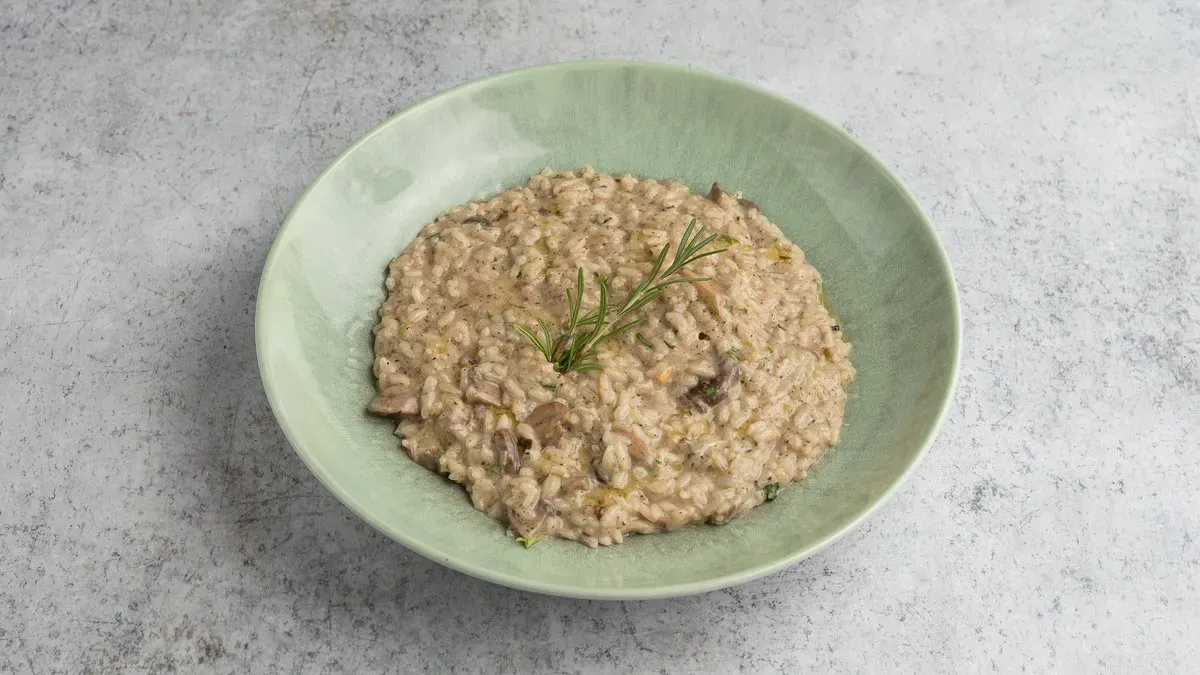 Risotto Funghi Misti e Crema Tartuffo