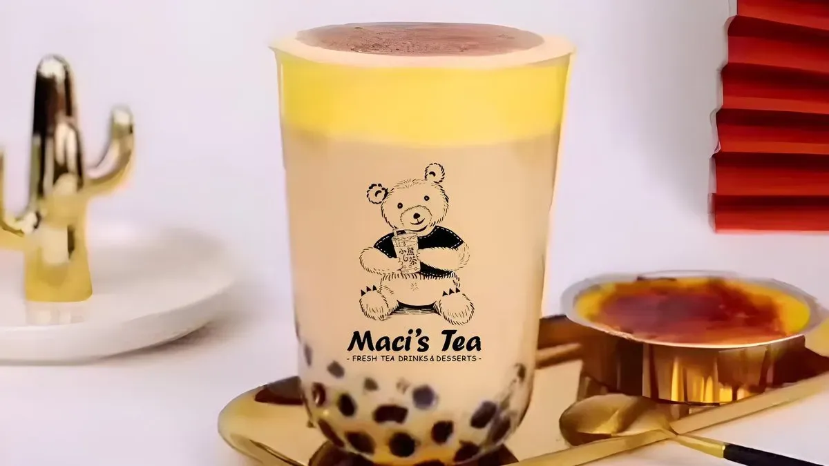 Karamell tejes tea