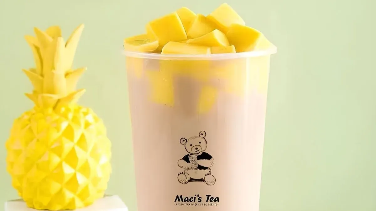 Zöld tejes tea