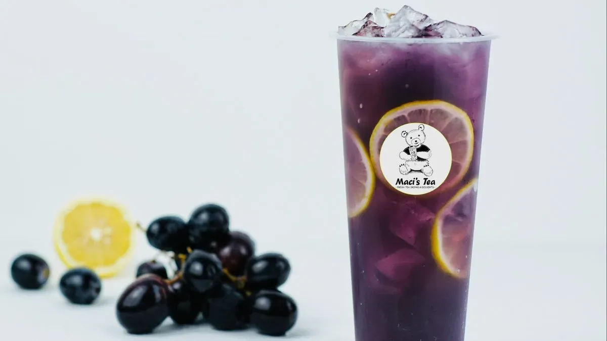 Szőlős jeges tea