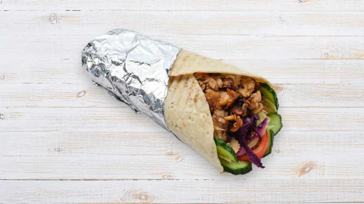 Gyros tortillában
