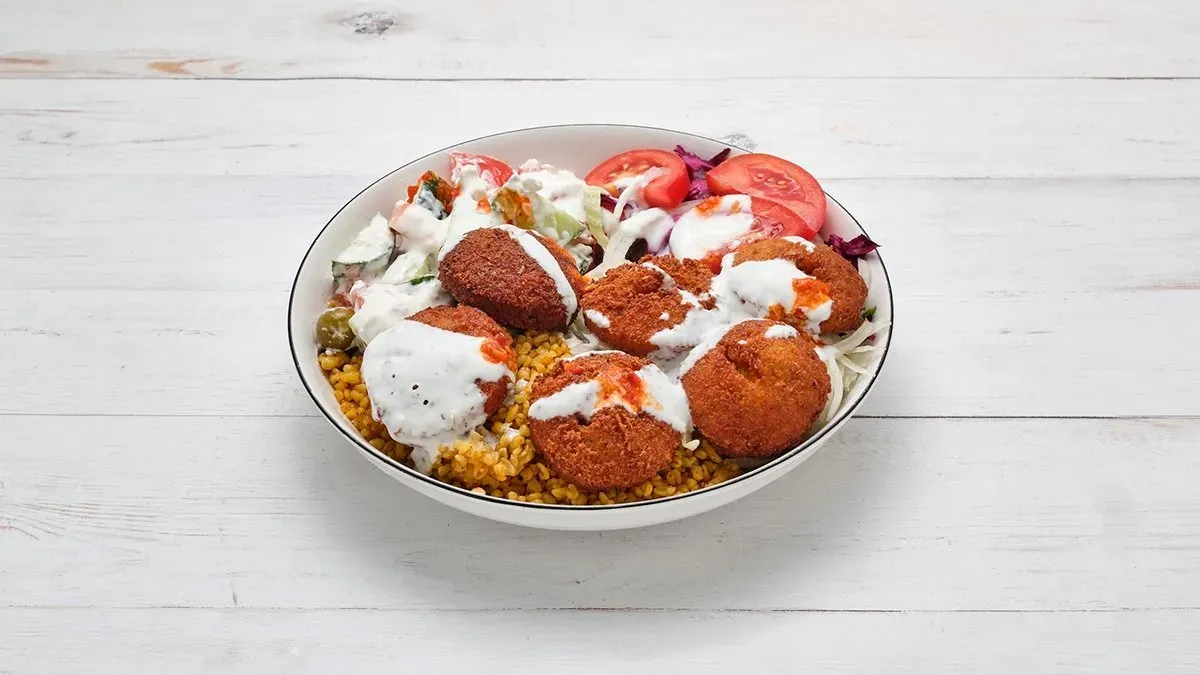 Nagy falafel tál
