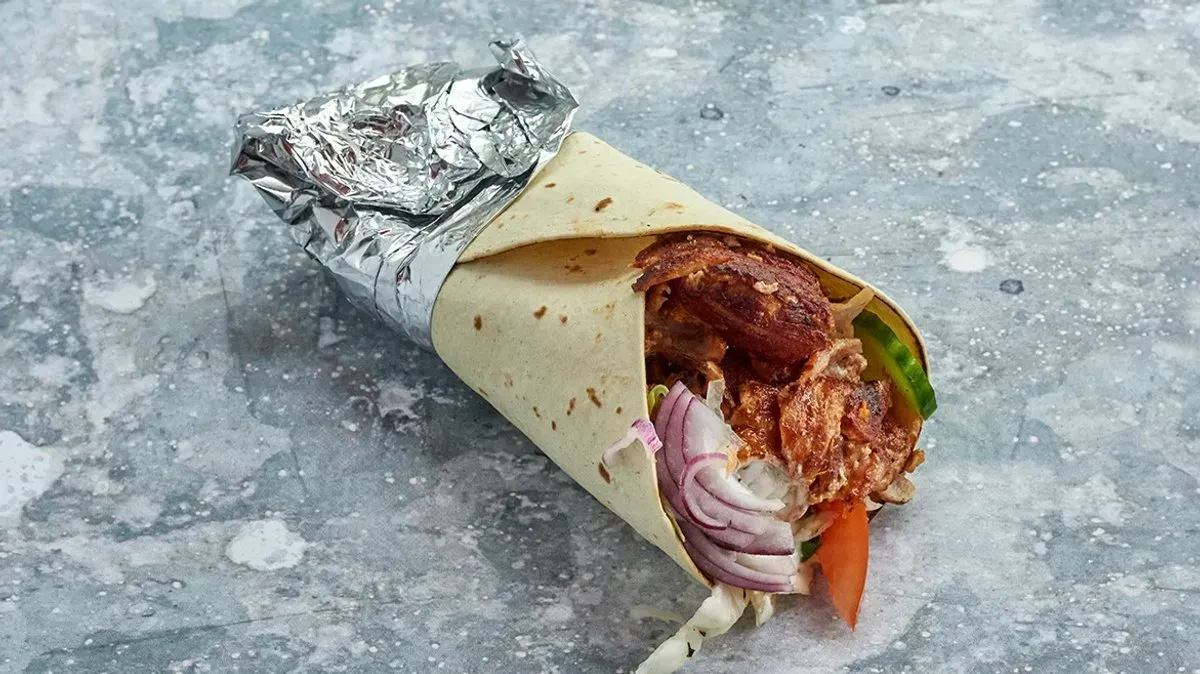 Gyros tortillában