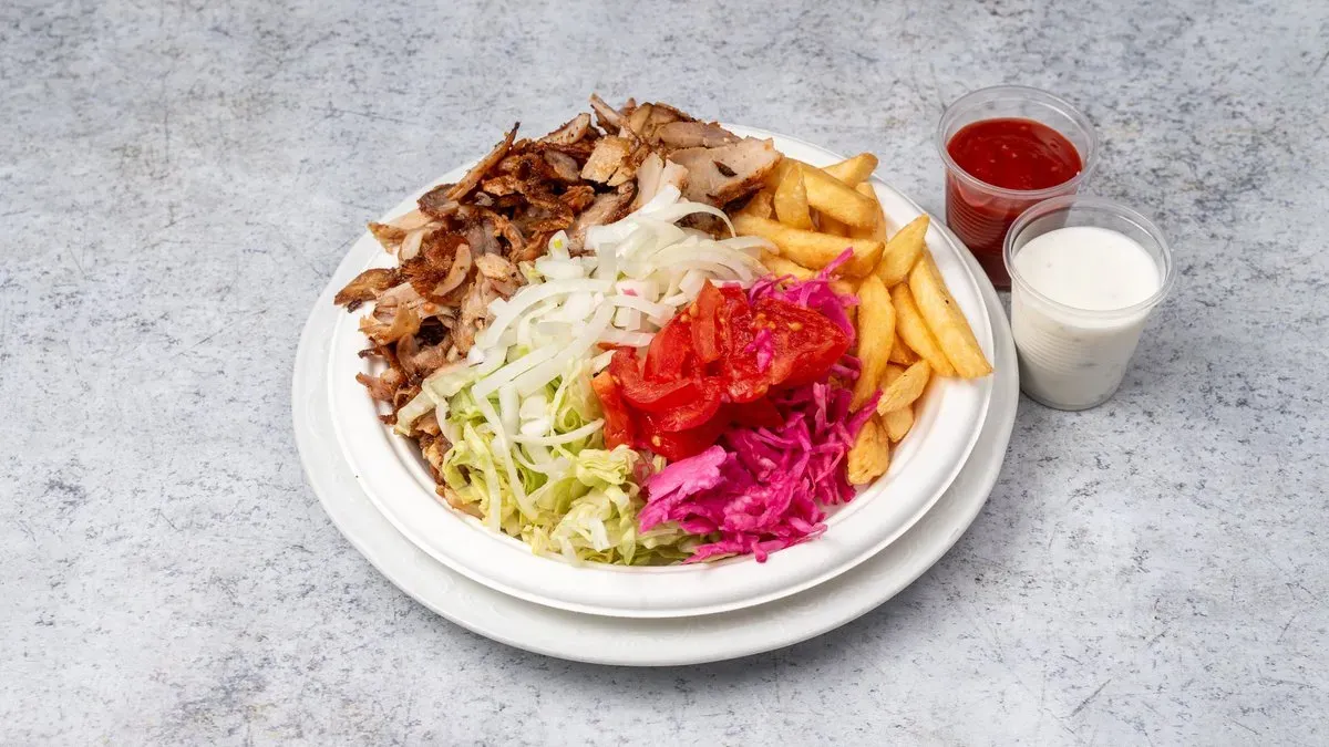 Nagy döner tál