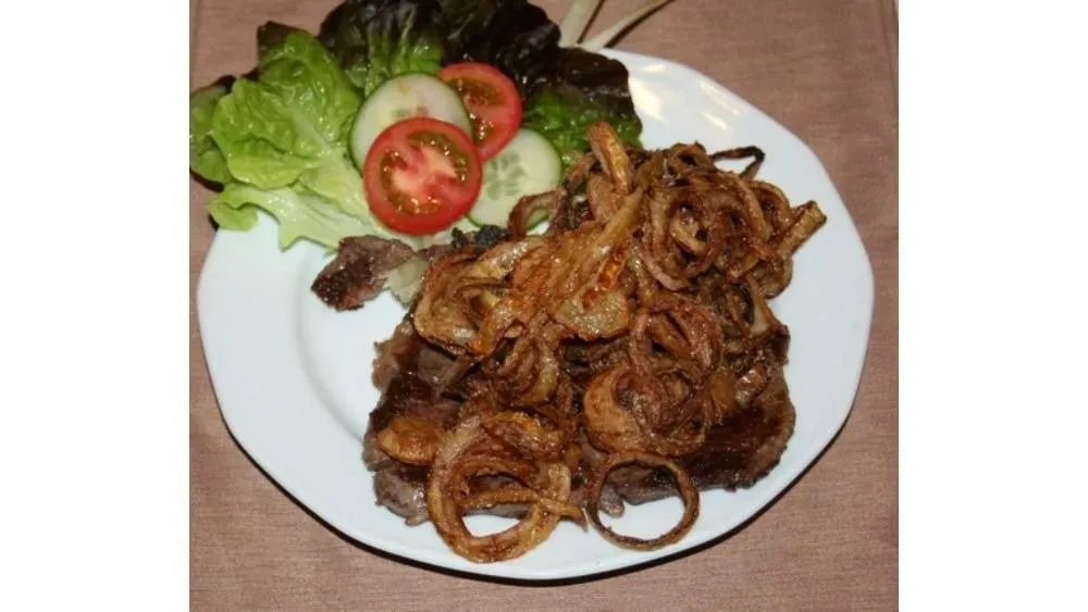 Hagymás rostélyos