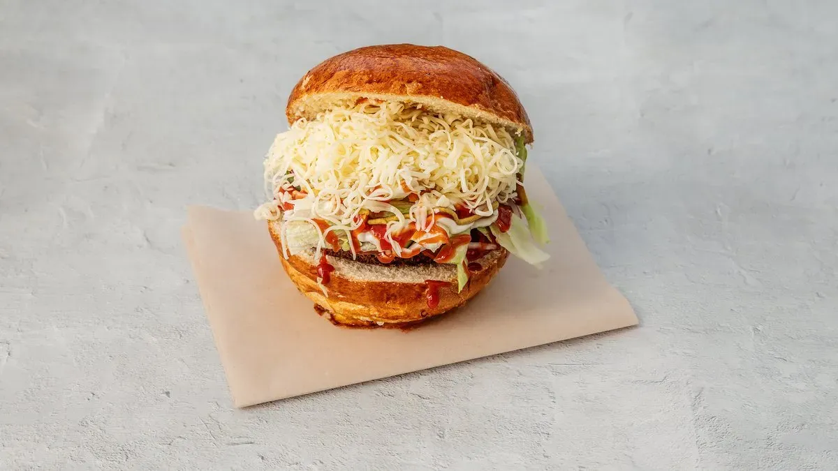 Sajtos retro burger