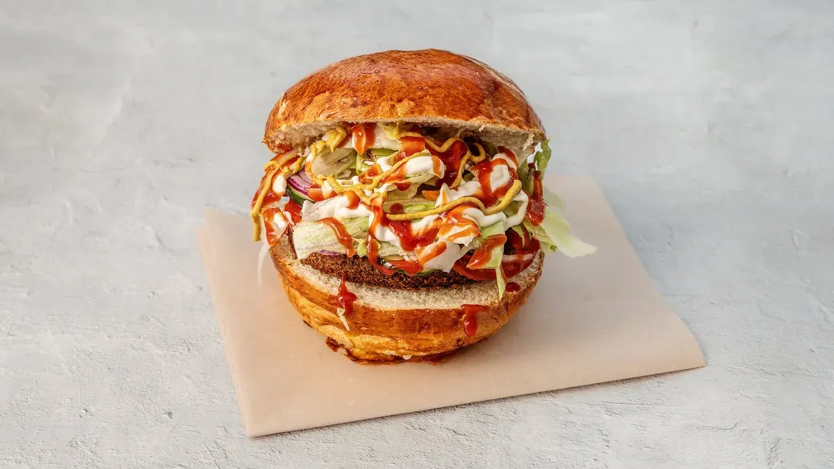 Retró hamburger