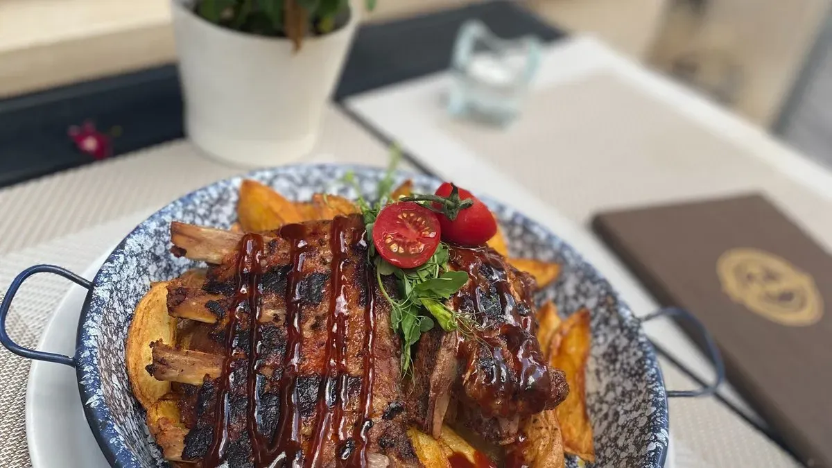 Sertés “ loin ribs “ BBQ oldalas
