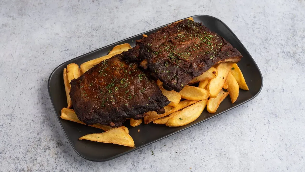 BBQ Ribs with BBQ Sauce