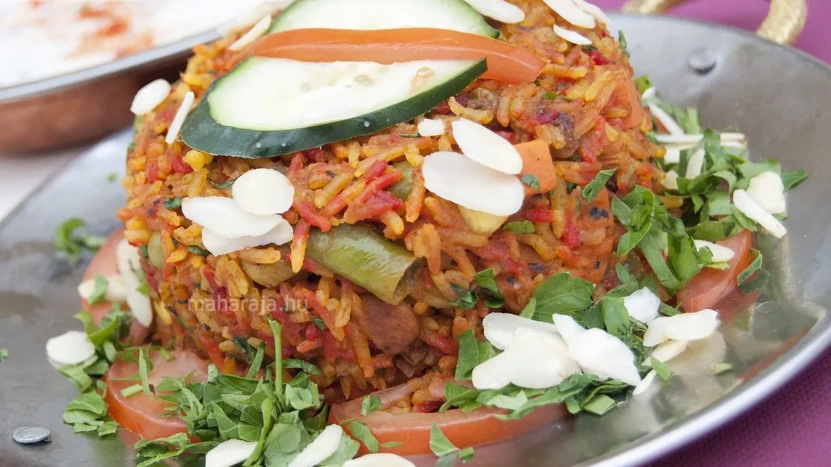 Zöldséges biryani (Vegetable Biryani)