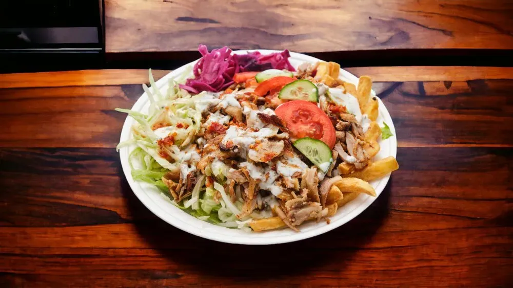 Nagy gyros tál