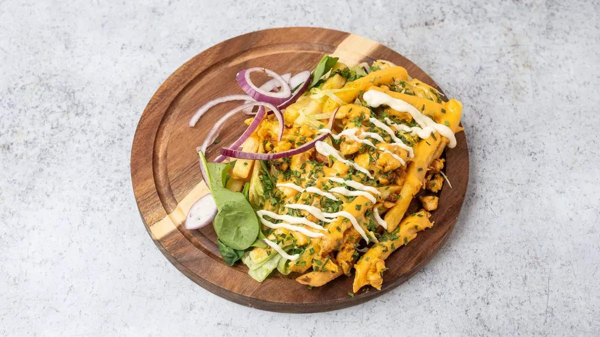 Loaded Chicken Cheese Fries